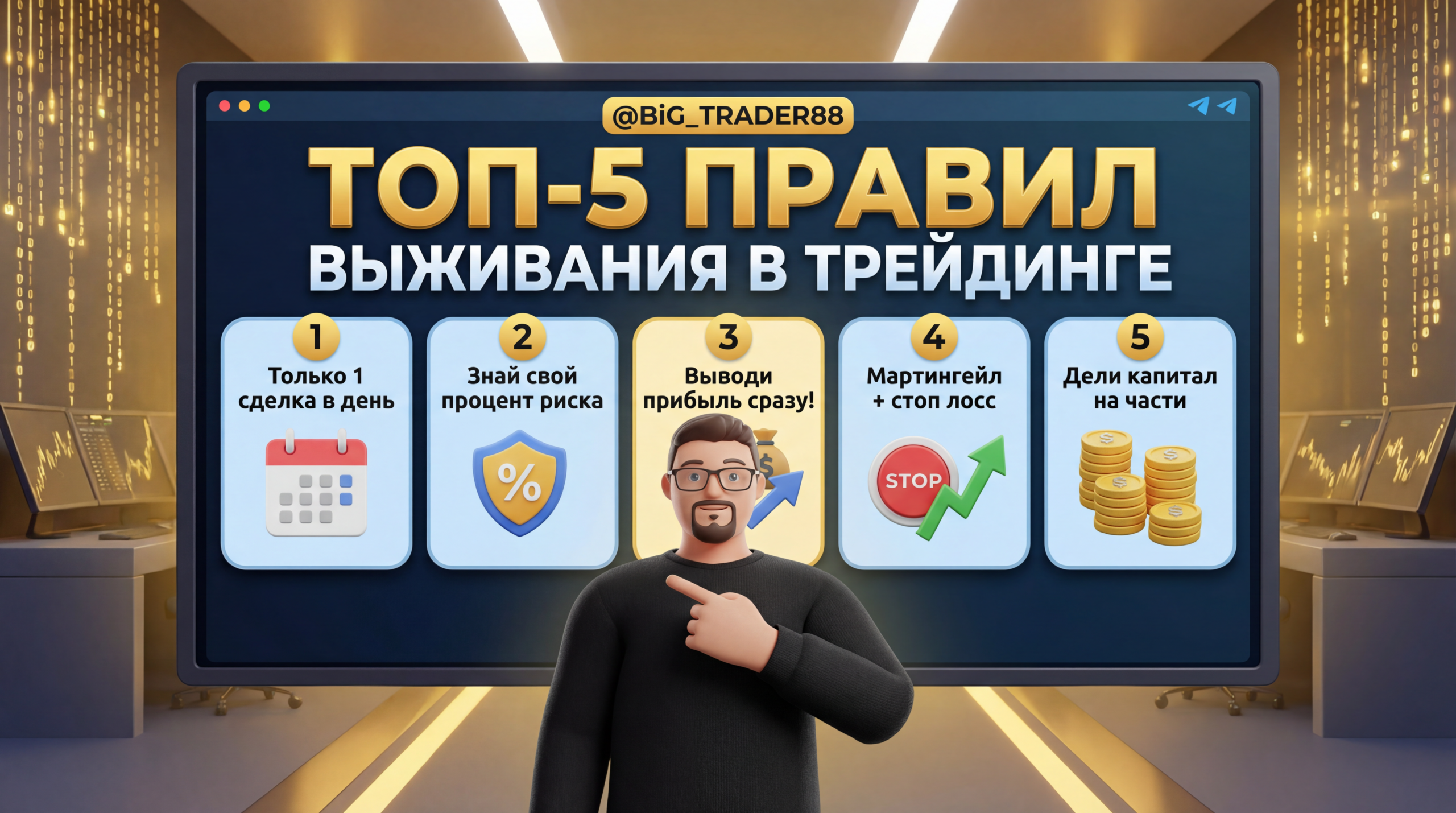 Почему 95% трейдеров сливают депозиты, а ты можешь оказаться в 5% выживших